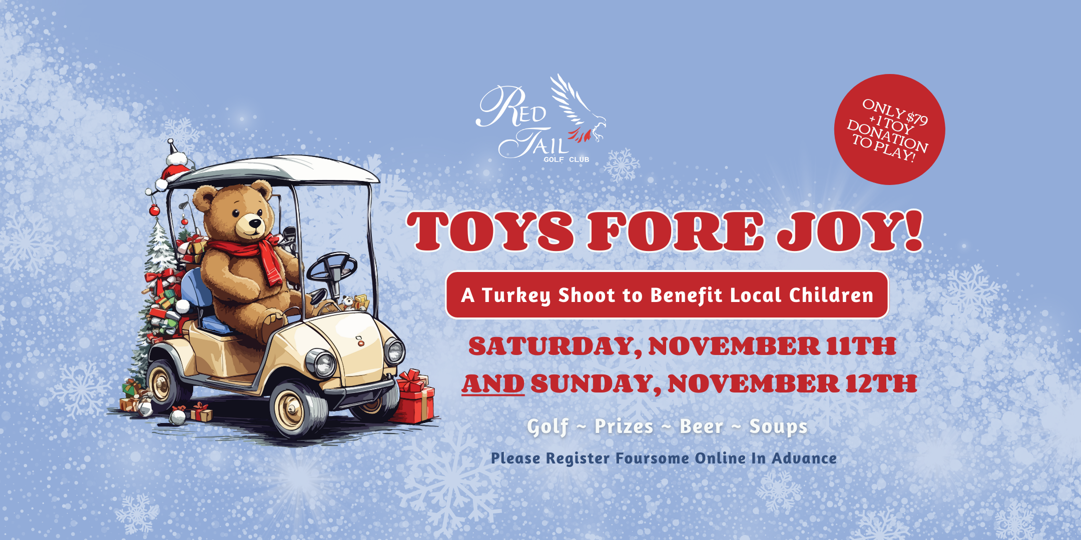 2023 Toys Fore Joy Turkey Shoot at Red Tail Golf Club