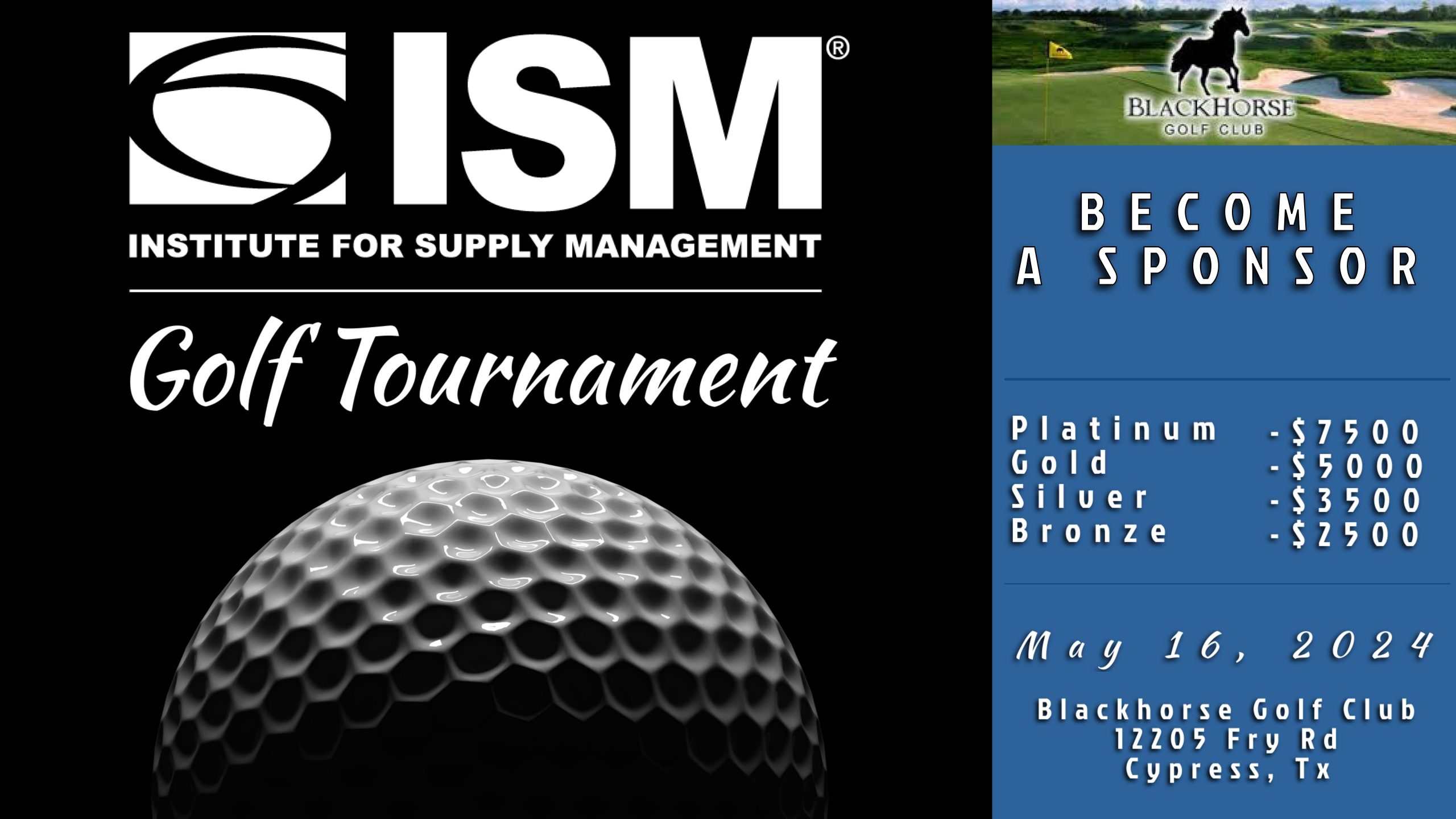 2024 ISM-Houston Annual Golf Tournament