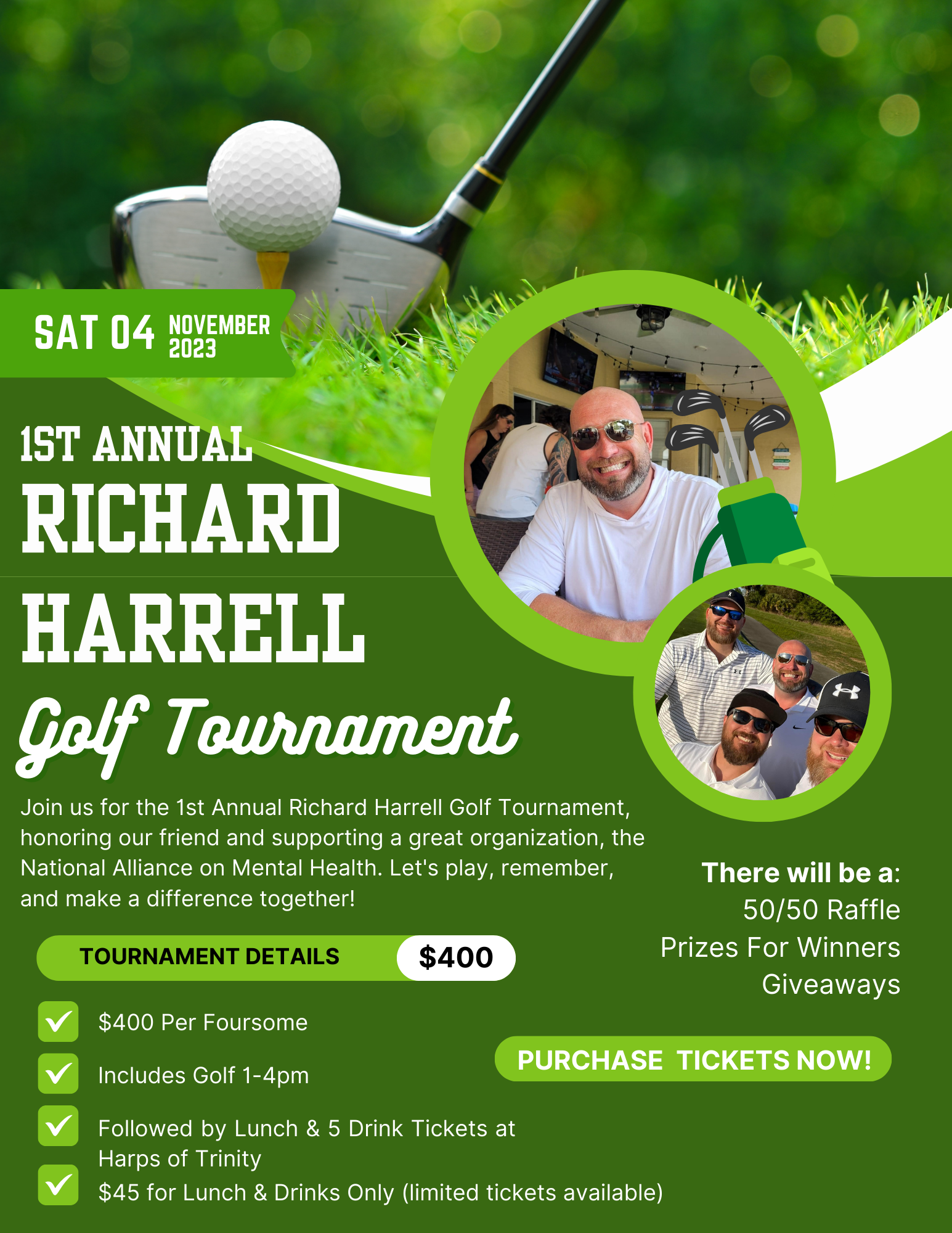 1st Annual Richard Harrell Memorial Golf Tournament