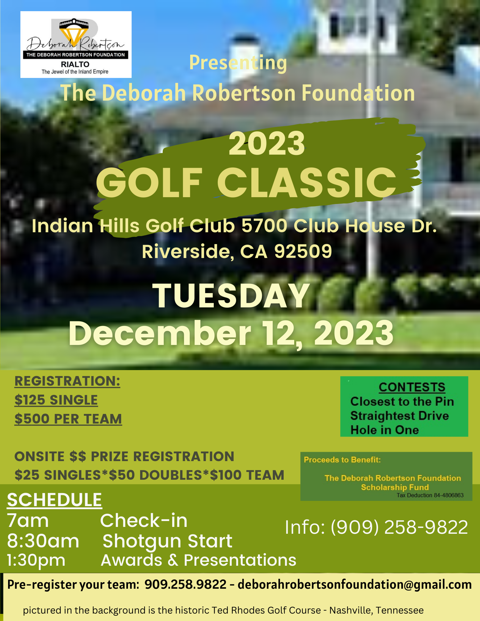 Deborah Robertson Foundation Golf Classic II